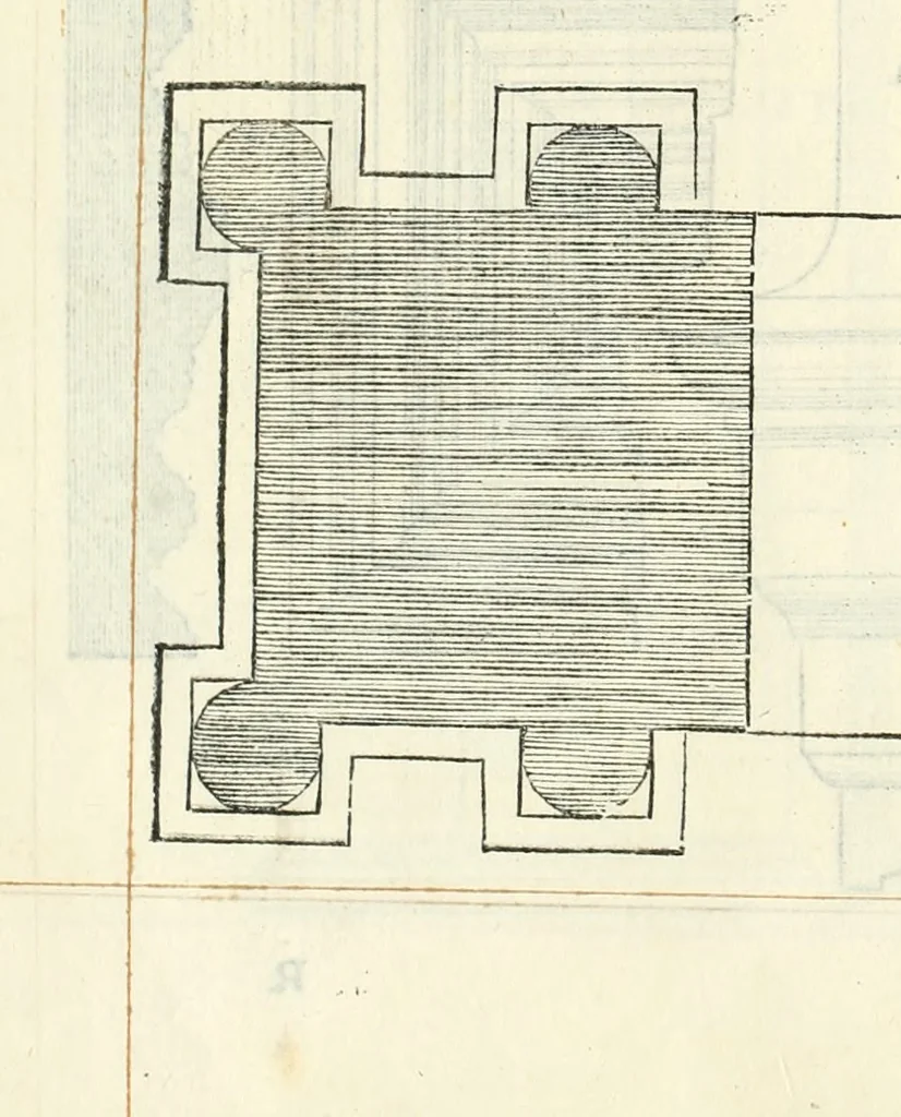 An illustration from Il terzo libro : nel qval si figvrano, e descrivono le antiqvita di Roma, e le altre che sono in Italia e fvori d'Italia ..., 1540, leaf 131