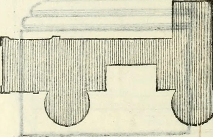 An illustration from Il terzo libro : nel qval si figvrano, e descrivono le antiqvita di Roma, e le altre che sono in Italia e fvori d'Italia ..., 1540, leaf 135