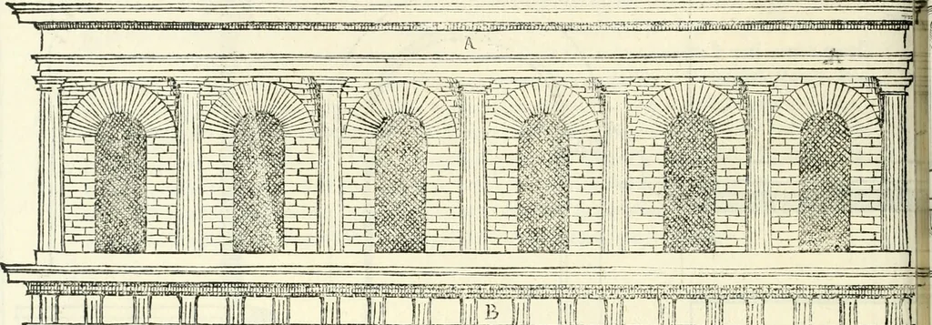 An illustration from Il terzo libro : nel qval si figvrano, e descrivono le antiqvita di Roma, e le altre che sono in Italia e fvori d'Italia ..., 1540, leaf 145