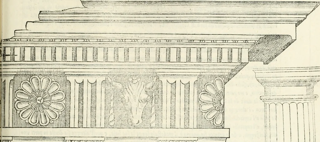 An illustration from Il terzo libro : nel qval si figvrano, e descrivono le antiqvita di Roma, e le altre che sono in Italia e fvori d'Italia ..., 1540, leaf 146