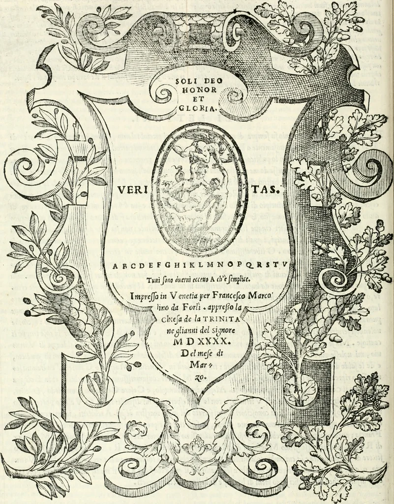 An illustration from Il terzo libro : nel qval si figvrano, e descrivono le antiqvita di Roma, e le altre che sono in Italia e fvori d'Italia ..., 1540, leaf 161