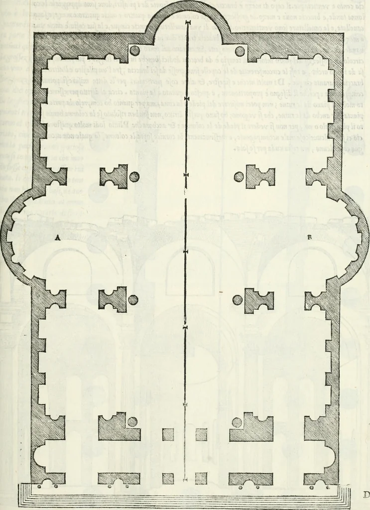 An illustration from Il terzo libro : nel qval si figvrano, e descrivono le antiqvita di Roma, e le altre che sono in Italia e fvori d'Italia ..., 1540, leaf 28