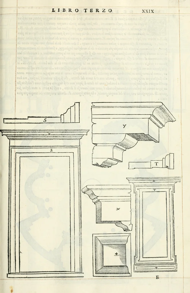 An illustration from Il terzo libro : nel qval si figvrano, e descrivono le antiqvita di Roma, e le altre che sono in Italia e fvori d'Italia ..., 1540, leaf 34