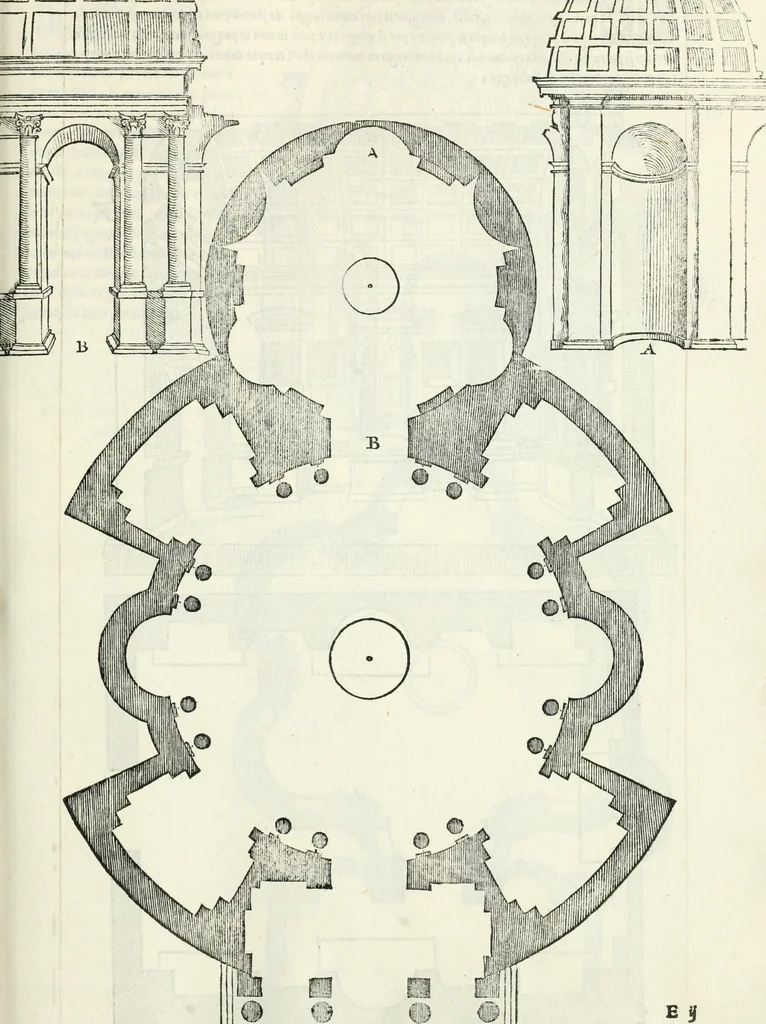 An illustration from Il terzo libro : nel qval si figvrano, e descrivono le antiqvita di Roma, e le altre che sono in Italia e fvori d'Italia ..., 1540, leaf 36