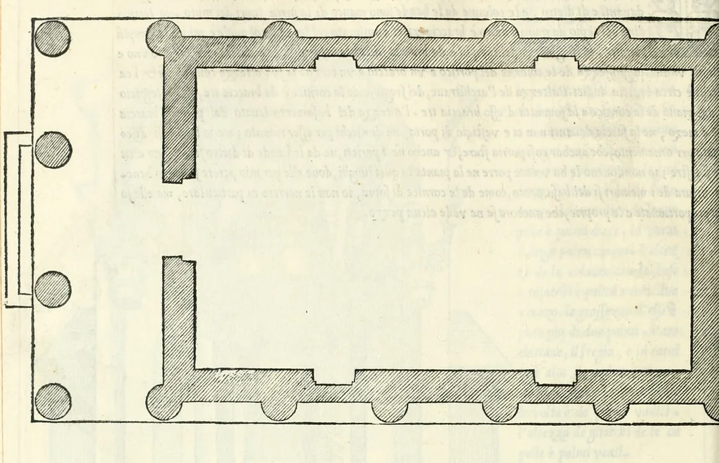 An illustration from Il terzo libro : nel qval si figvrano, e descrivono le antiqvita di Roma, e le altre che sono in Italia e fvori d'Italia ..., 1540, leaf 41