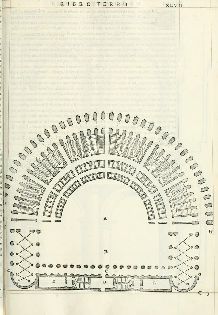 An illustration from Il terzo libro : nel qval si figvrano, e descrivono le antiqvita di Roma, e le altre che sono in Italia e fvori d'Italia ..., 1540, leaf 52