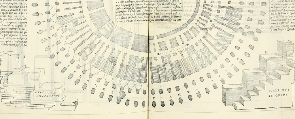 An illustration from Il terzo libro : nel qval si figvrano, e descrivono le antiqvita di Roma, e le altre che sono in Italia e fvori d'Italia ..., 1540, leaf 70