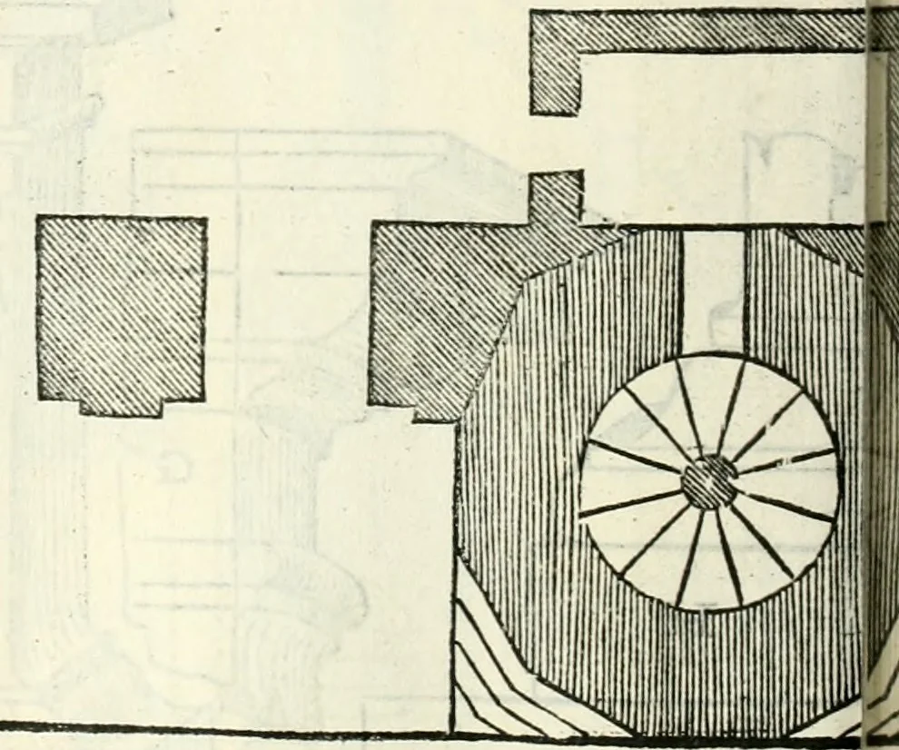 An illustration from Il terzo libro : nel qval si figvrano, e descrivono le antiqvita di Roma, e le altre che sono in Italia e fvori d'Italia ..., 1540, leaf 75