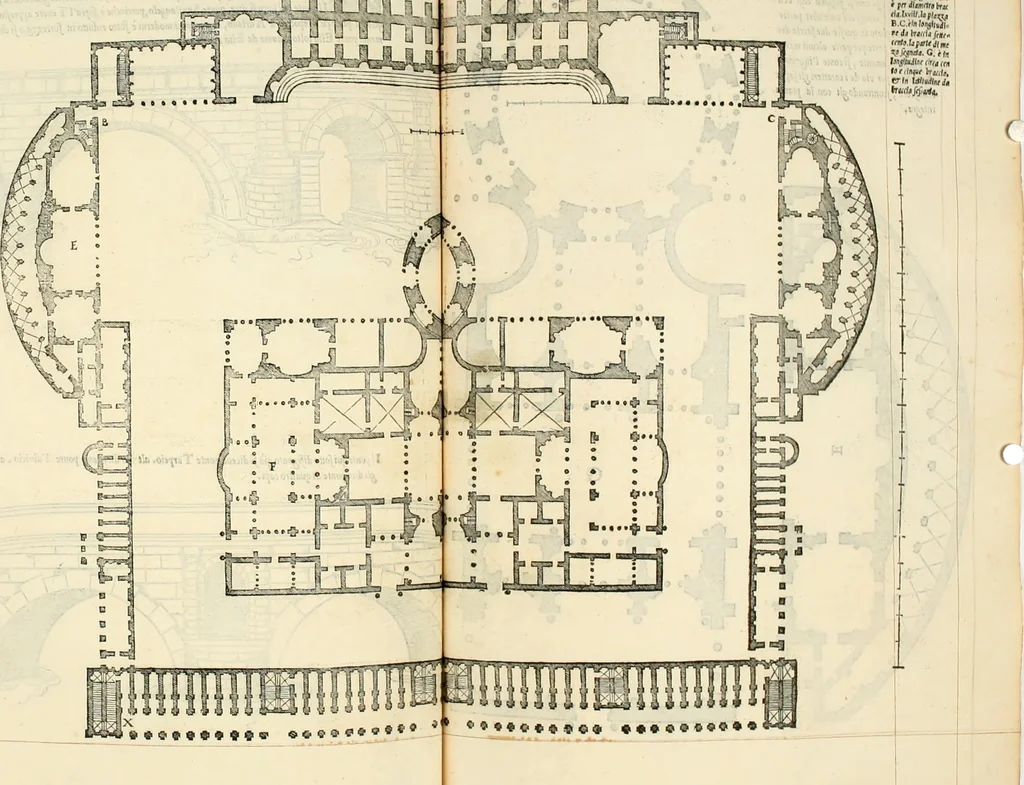 An illustration from Il terzo libro : nel qval si figvrano, e descrivono le antiqvita di Roma, e le altre che sono in Italia e fvori d'Italia ..., 1540, leaf 94