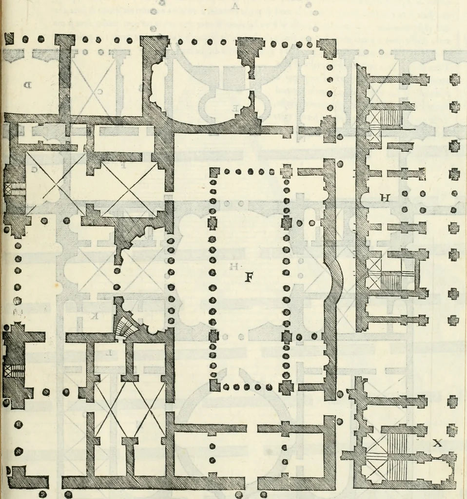 An illustration from Il terzo libro : nel qval si figvrano, e descrivono le antiqvita di Roma, e le altre che sono in Italia e fvori d'Italia ..., 1540, leaf 96