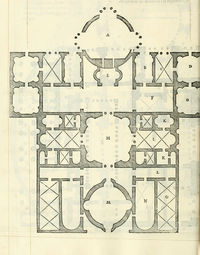 An illustration from Il terzo libro : nel qval si figvrano, e descrivono le antiqvita di Roma, e le altre che sono in Italia e fvori d'Italia ..., 1540, leaf 97