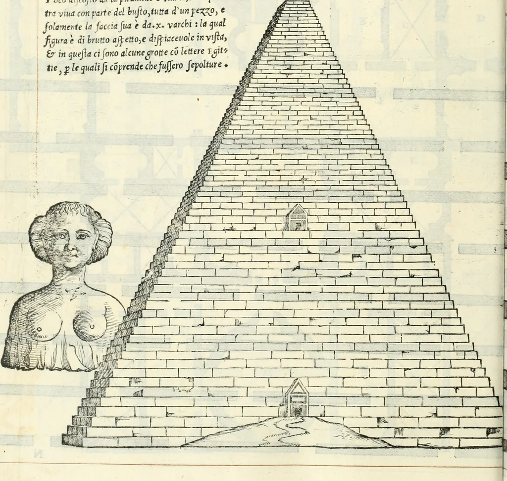An illustration from Il terzo libro : nel qval si figvrano, e descrivono le antiqvita di Roma, e le altre che sono in Italia e fvori d'Italia ..., 1540, leaf 99