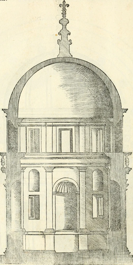 An illustration from Il terzo [-qvinto] libro ..., 1551, leaf 143