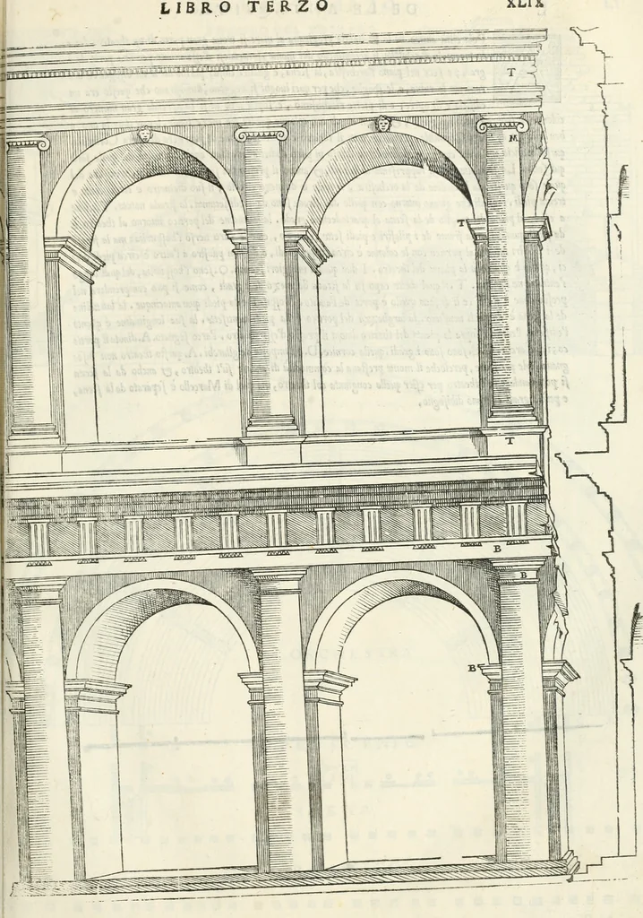 An illustration from Il terzo [-qvinto] libro ..., 1551, leaf 148