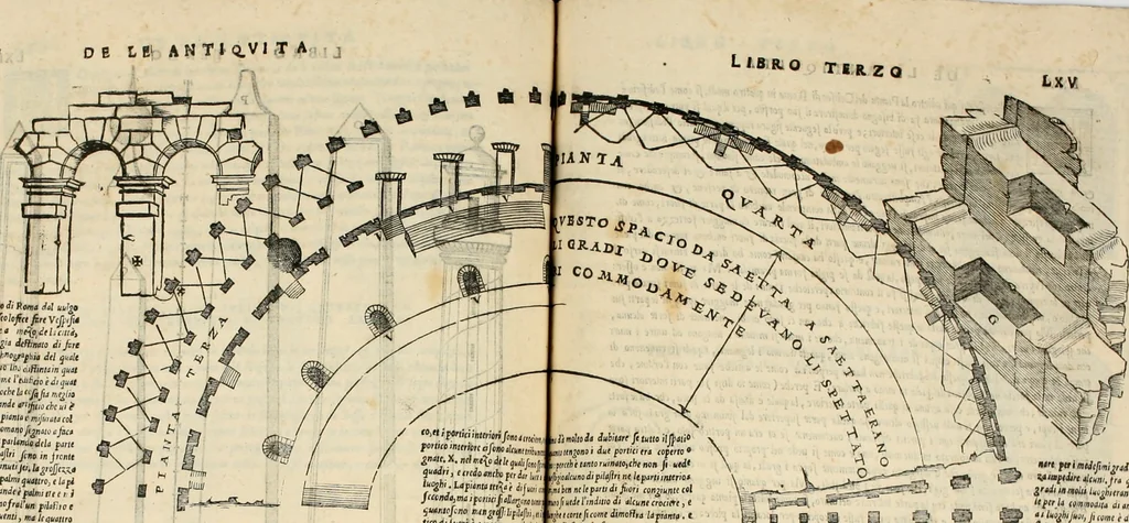 An illustration from Il terzo [-qvinto] libro ..., 1551, leaf 164