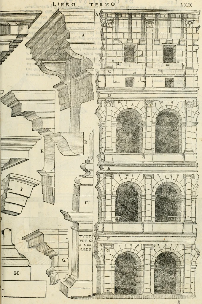 An illustration from Il terzo [-qvinto] libro ..., 1551, leaf 168