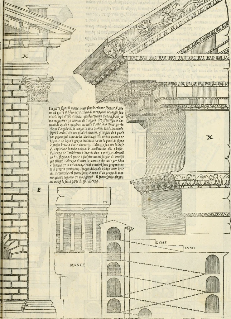 An illustration from Il terzo [-qvinto] libro ..., 1551, leaf 180