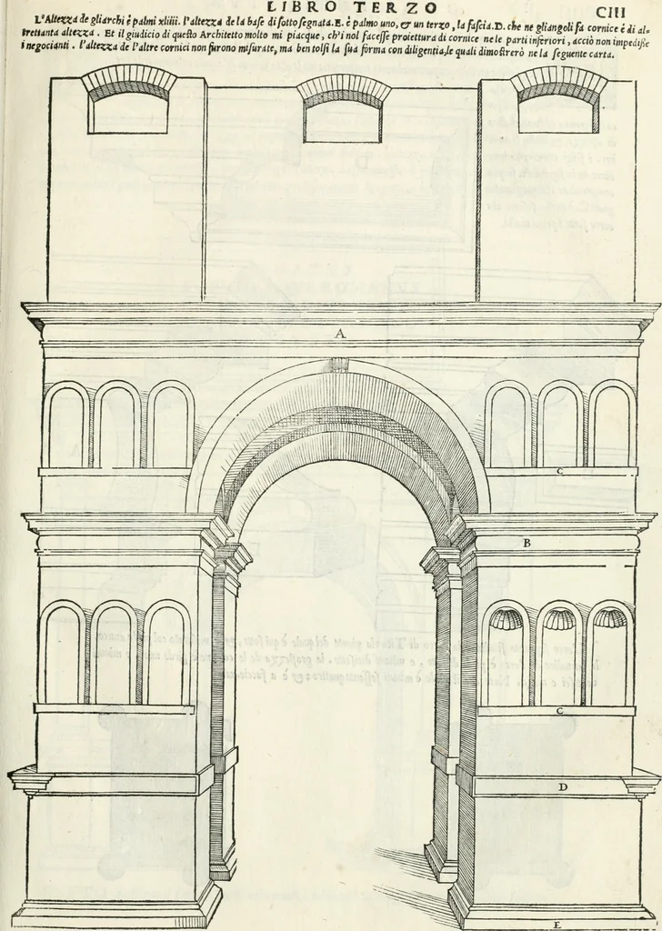 An illustration from Il terzo [-qvinto] libro ..., 1551, leaf 202
