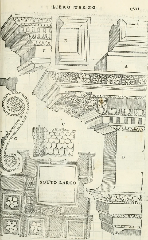 An illustration from Il terzo [-qvinto] libro ..., 1551, leaf 206