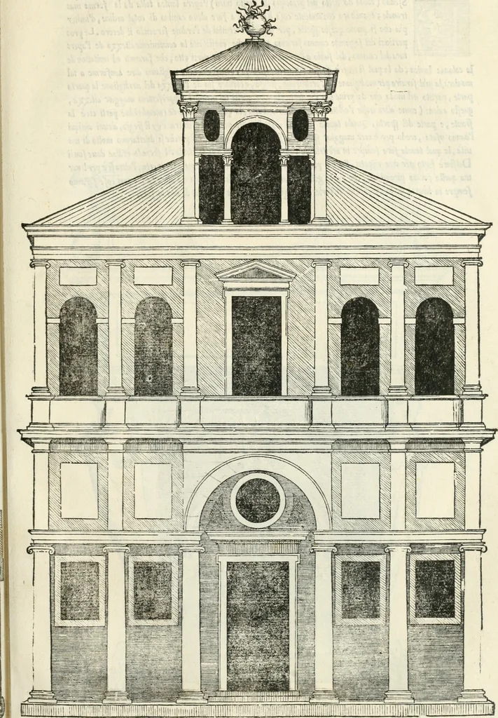 An illustration from Il terzo [-qvinto] libro ..., 1551, leaf 344