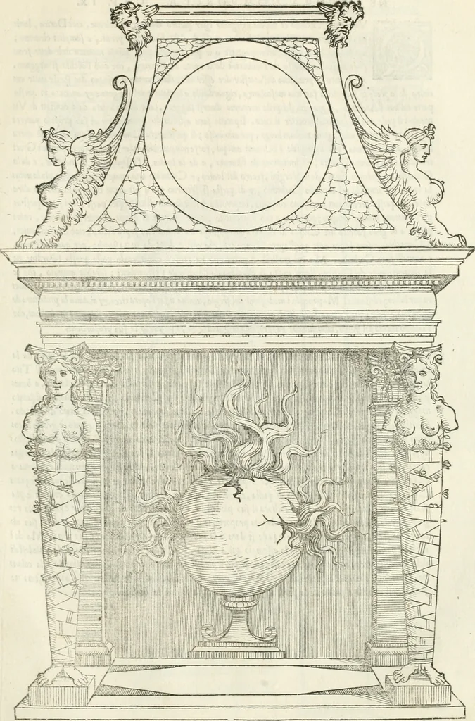 An illustration from Il terzo [-qvinto] libro ..., 1551, leaf 376