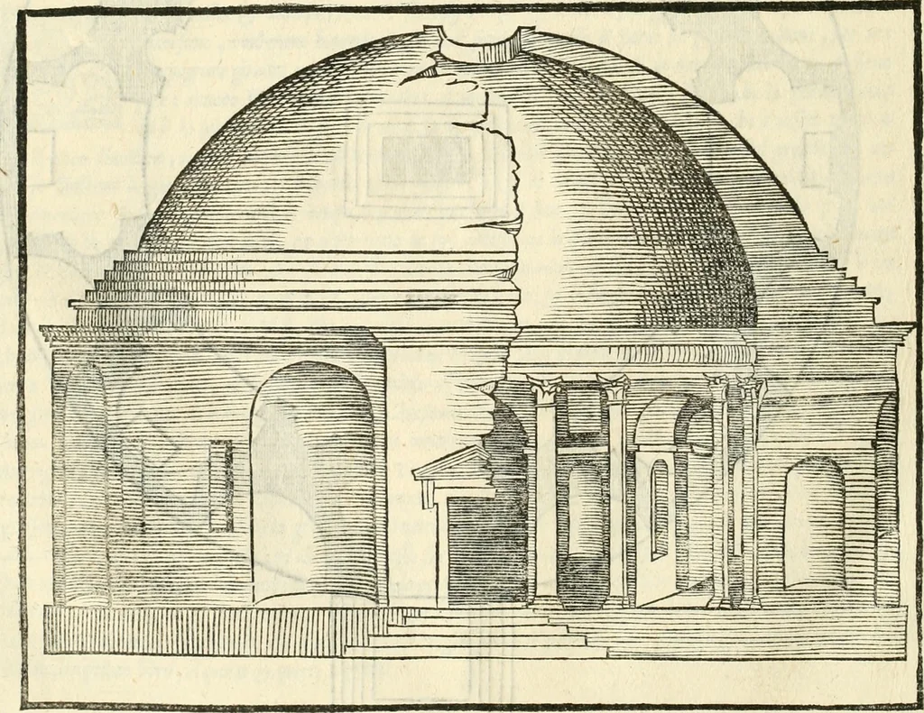An illustration from Il terzo [-qvinto] libro ..., 1551, leaf 411