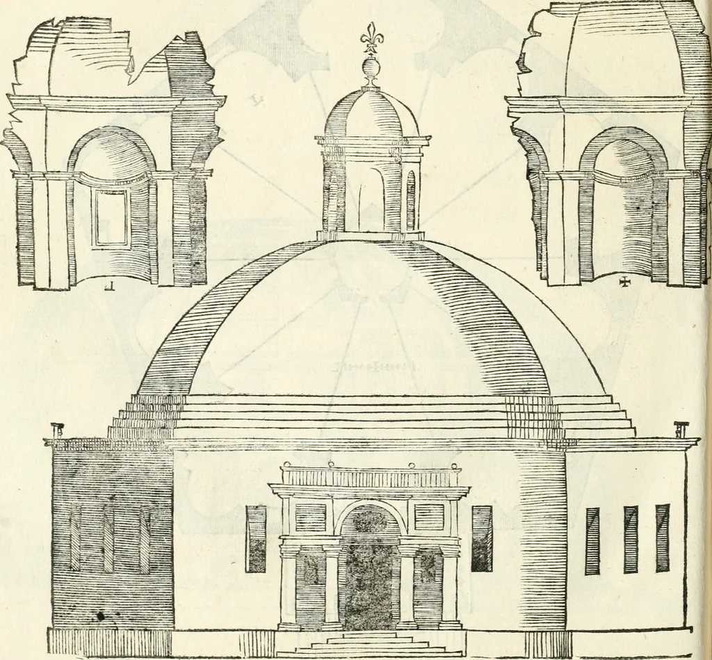 An illustration from Il terzo [-qvinto] libro ..., 1551, leaf 417
