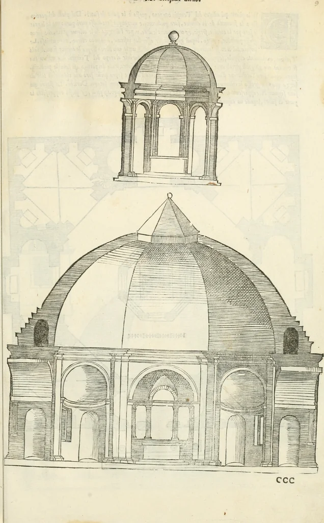 An illustration from Il terzo [-qvinto] libro ..., 1551, leaf 424