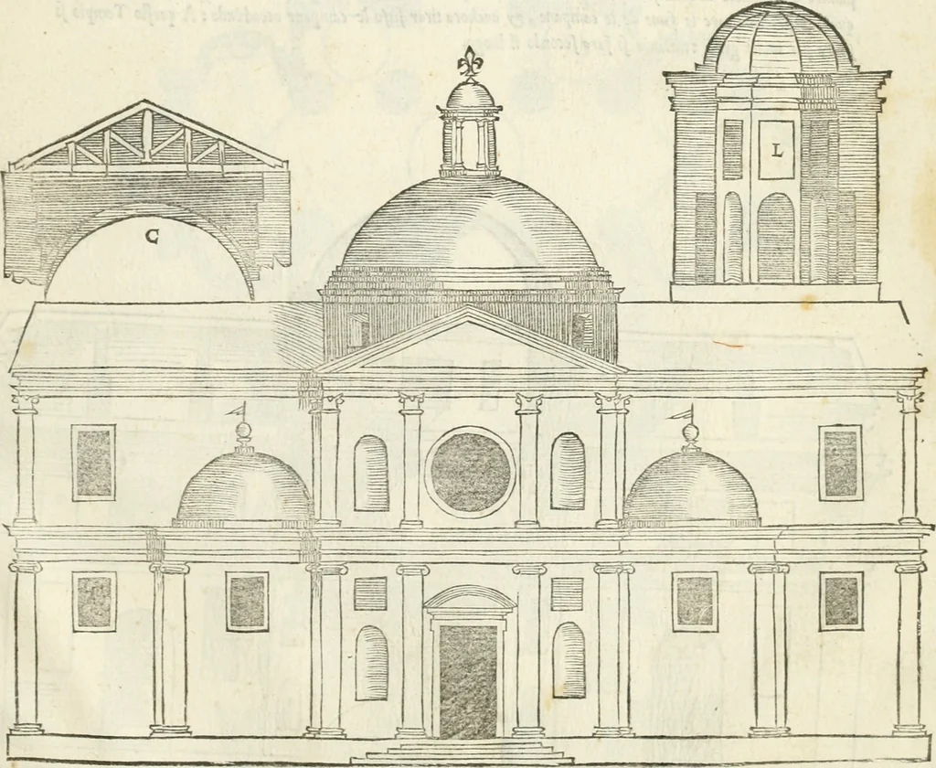 An illustration from Il terzo [-qvinto] libro ..., 1551, leaf 432