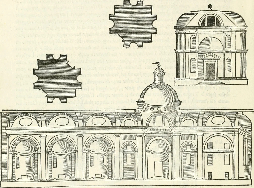 An illustration from Il terzo [-qvinto] libro ..., 1551, leaf 437