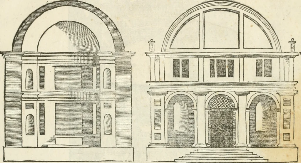 An illustration from Il terzo [-qvinto] libro ..., 1551, leaf 442