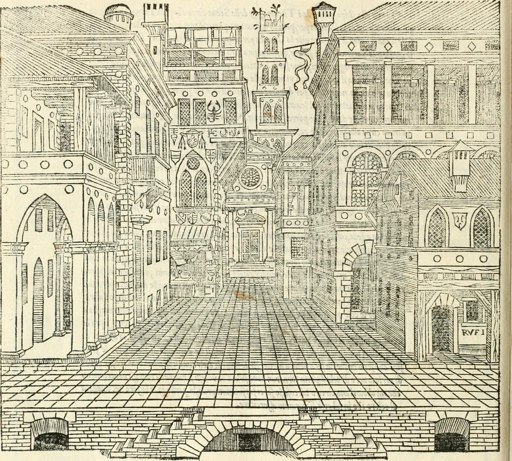 An illustration from Il terzo [-qvinto] libro ..., 1551, leaf 91