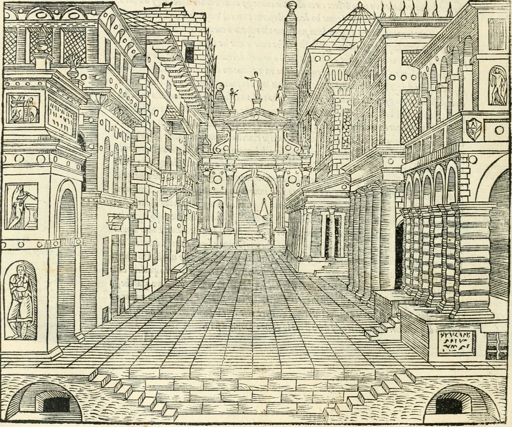 An illustration from Il terzo [-qvinto] libro ..., 1551, leaf 93