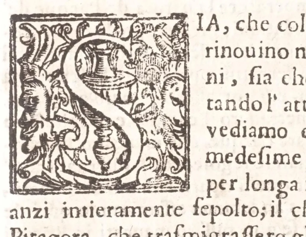 An illustration from Il Teuere incatenato, ouero, L'arte di frenar l'acque correnti, 1663, leaf 220