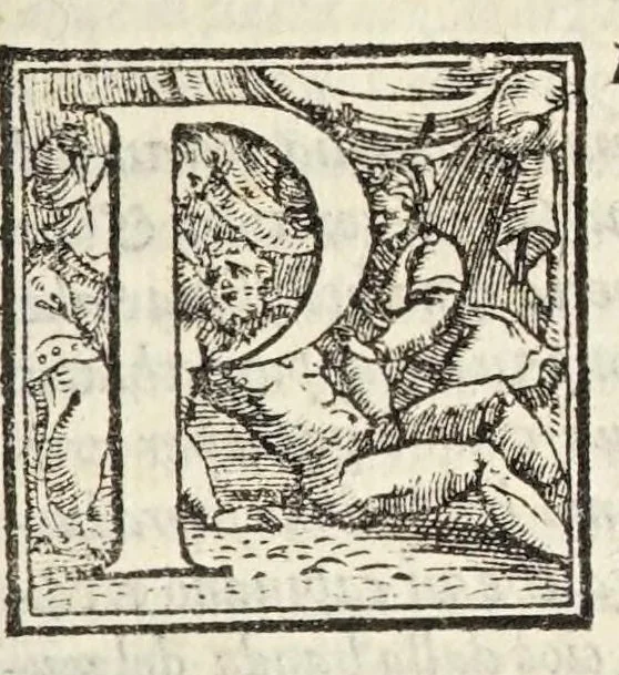 An illustration from Il trinciante di M. Vincenzo Ceruio : ampliato, et ridotto a perfettione dal caualier Reale Fusoritto da Narni già trinciante dell'illust.mo & reuerendissimo signor cardinal Farnese : con vna bellissima aggiunta fatta nouamente dall'istesso caualier Reale, 1593, leaf 105