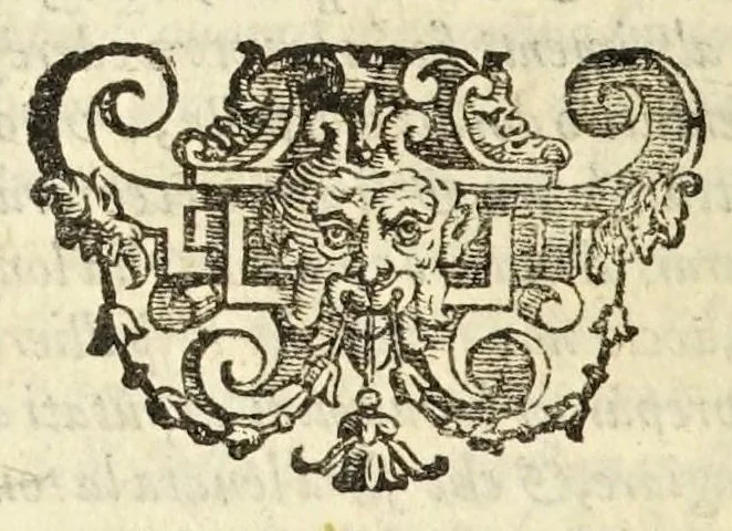 An illustration from Il trinciante di M. Vincenzo Ceruio : ampliato, et ridotto a perfettione dal caualier Reale Fusoritto da Narni già trinciante dell'illust.mo & reuerendissimo signor cardinal Farnese : con vna bellissima aggiunta fatta nouamente dall'istesso caualier Reale, 1593, leaf 114