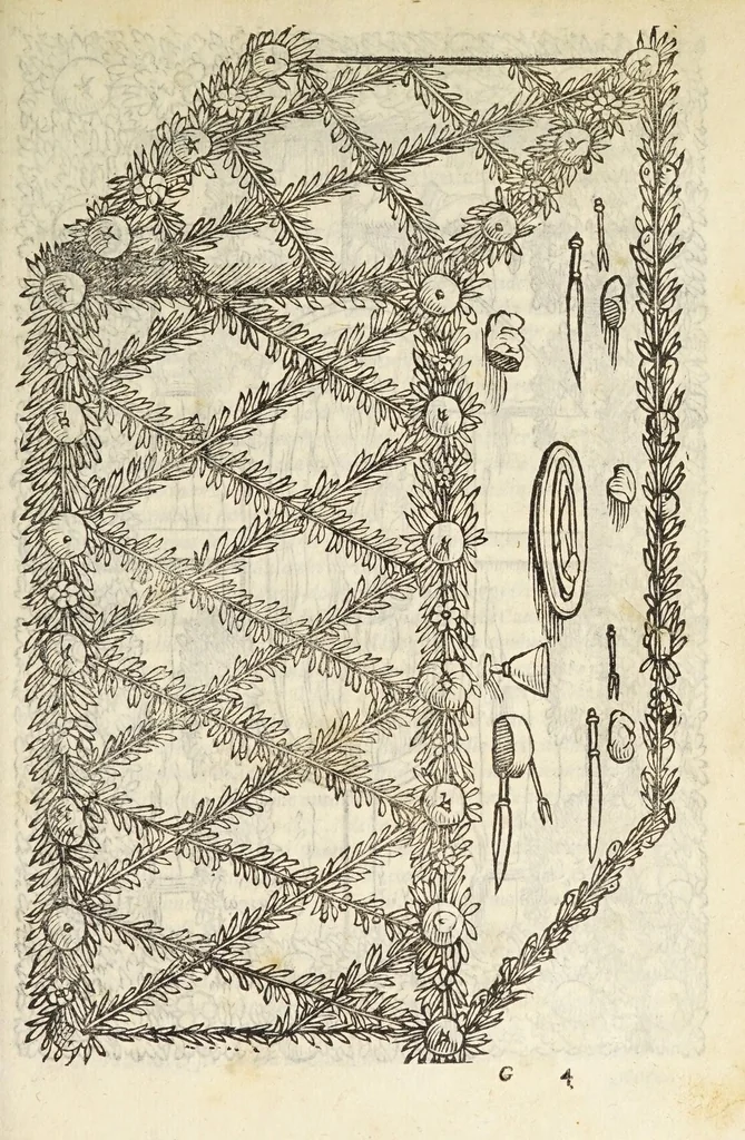An illustration from Il trinciante di M. Vincenzo Ceruio : ampliato, et ridotto a perfettione dal caualier Reale Fusoritto da Narni già trinciante dell'illust.mo & reuerendissimo signor cardinal Farnese : con vna bellissima aggiunta fatta nouamente dall'istesso caualier Reale, 1593, leaf 115