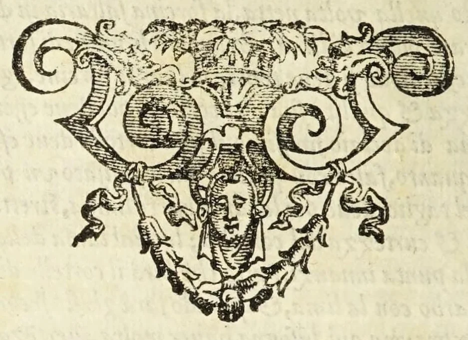 An illustration from Il trinciante di M. Vincenzo Ceruio : ampliato, et ridotto a perfettione dal caualier Reale Fusoritto da Narni già trinciante dell'illust.mo & reuerendissimo signor cardinal Farnese : con vna bellissima aggiunta fatta nouamente dall'istesso caualier Reale, 1593, leaf 22