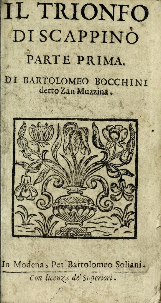 An illustration from Il trionfo di Scappino, leaf 3