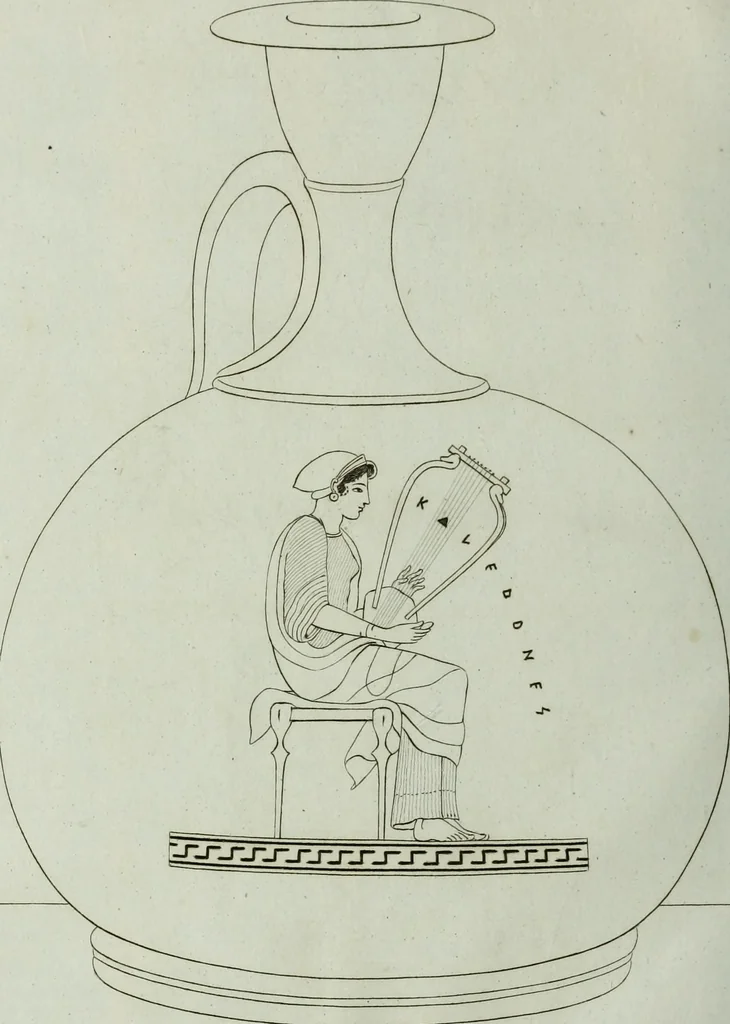 An illustration from Ilustrazione di un antico vaso trovato nelle ruine di Locri .., 1791, leaf 5