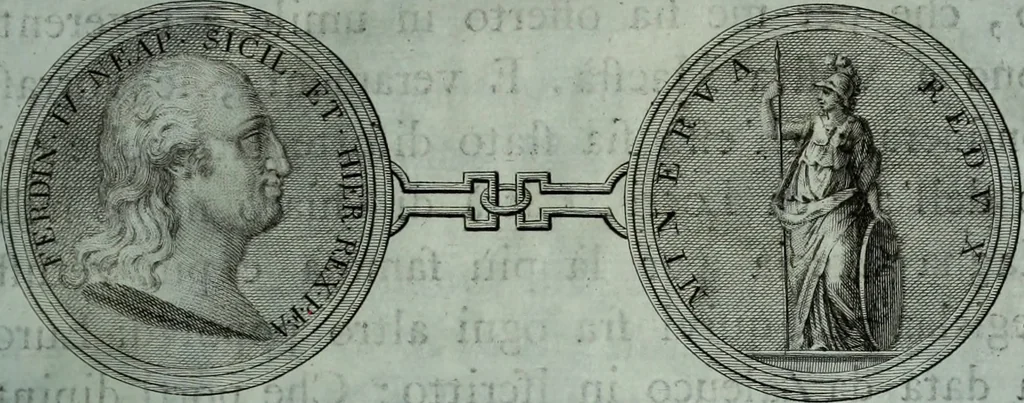 An illustration from Ilustrazione di un antico vaso trovato nelle ruine di Locri .., 1791, leaf 8