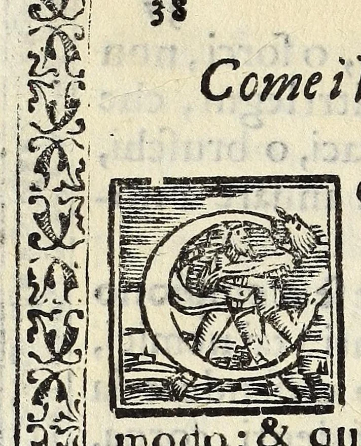 An illustration from Il vermicello dalla seta, del Corsvccio da Sascorbaro : nvovamente venuto in luce, 1581, leaf 42