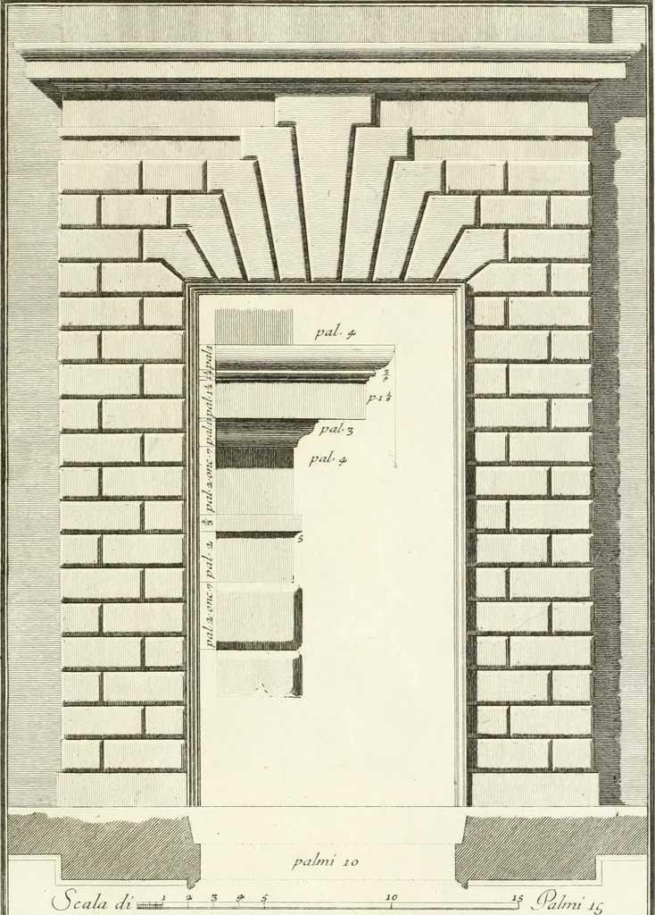 An illustration from Il Vignola illustrato, 1770, leaf 152