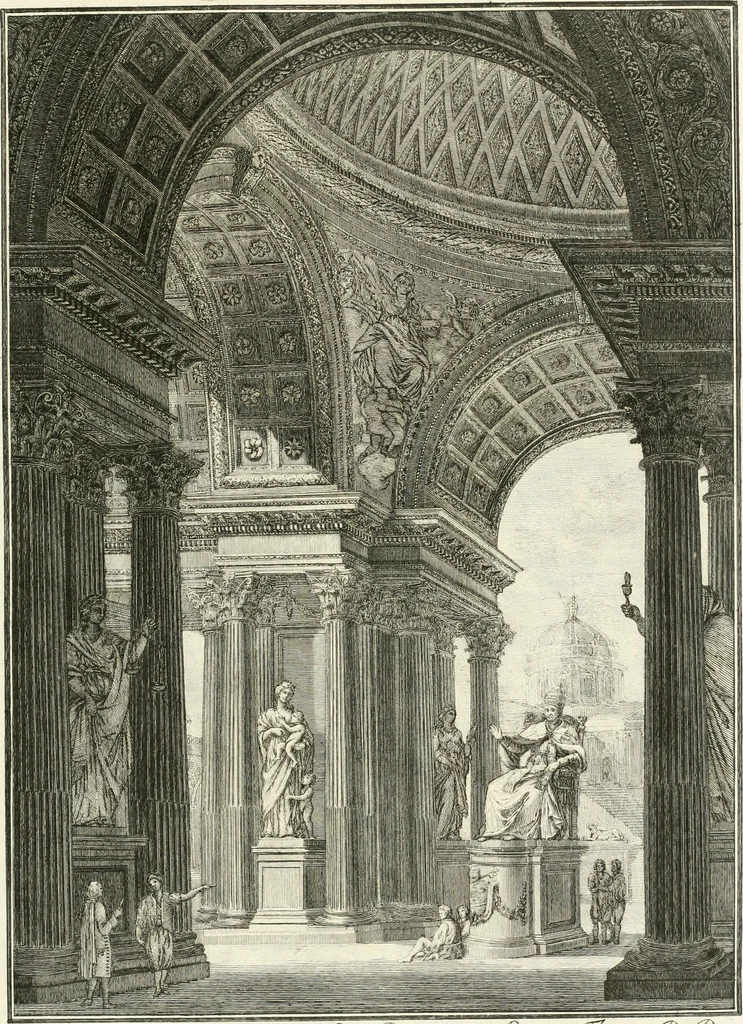 An illustration from Il Vignola illustrato, 1770, leaf 166