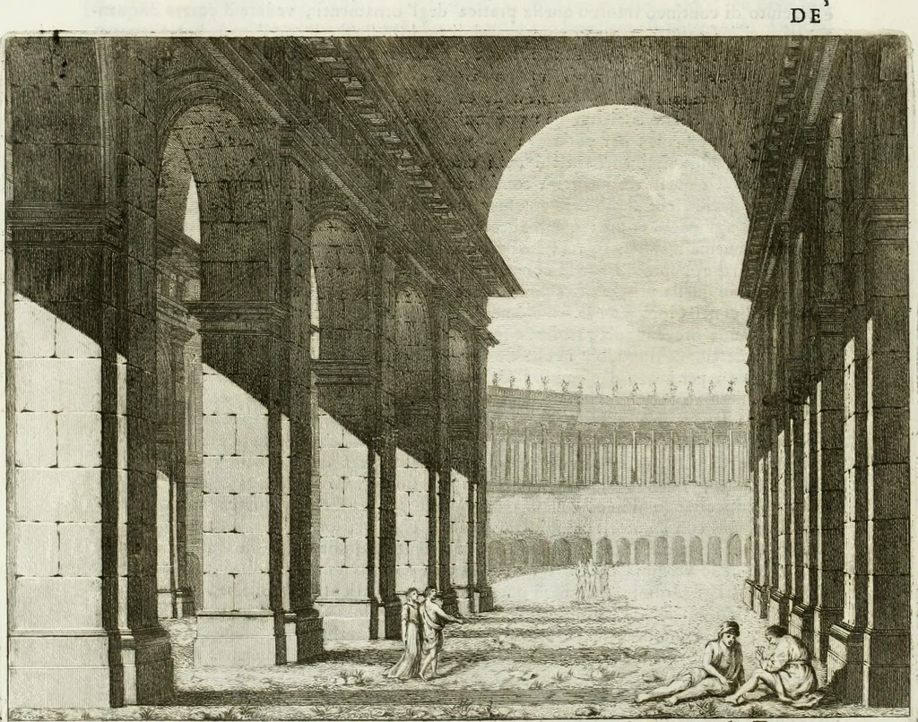An illustration from Il Vignola illustrato, 1770, leaf 45