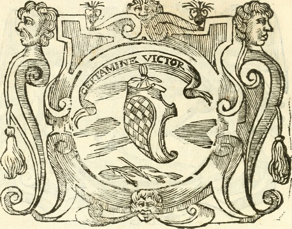 An illustration from Il zodiaco, over, idea di perfettione di prencipi : formata dall'heroiche virtù dell'illvstriss. et eccellentiss. signore D. Antonio Alvarez di Toledo, duca d'Alba vicere di Napoli : rapresentata come in vn trionfo dal fidelissimo popolo napoletano : per opera del dottore Francesco Antonio Scacciauento suo eletto : nella pomposissima festa di San Gio. Battista, celebrata à 23. di giugno 1629. per il settimo anno del suo gouerno, 1630, leaf 105