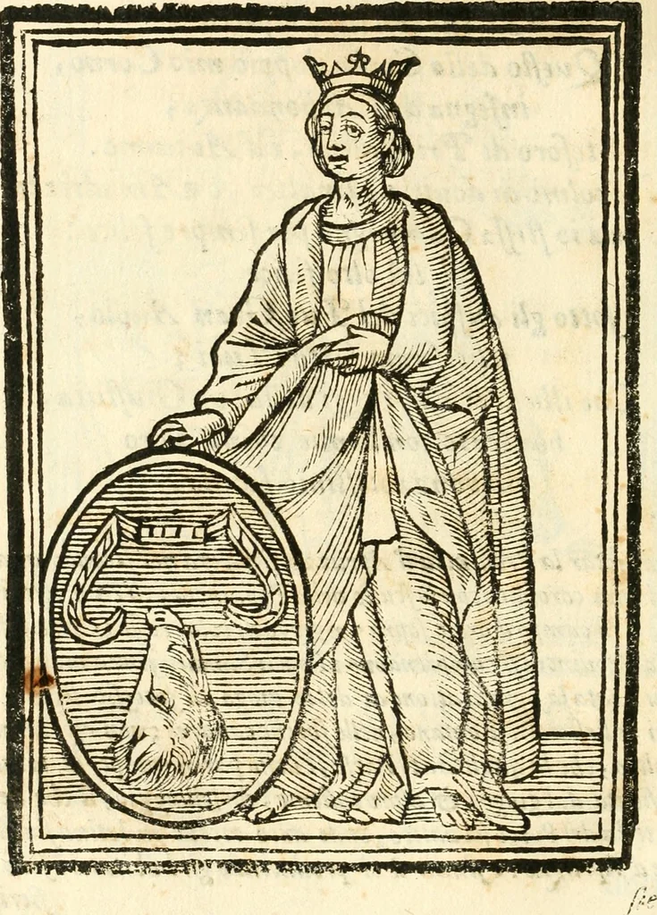 An illustration from Il zodiaco, over, idea di perfettione di prencipi : formata dall'heroiche virtù dell'illvstriss. et eccellentiss. signore D. Antonio Alvarez di Toledo, duca d'Alba vicere di Napoli : rapresentata come in vn trionfo dal fidelissimo popolo napoletano : per opera del dottore Francesco Antonio Scacciauento suo eletto : nella pomposissima festa di San Gio. Battista, celebrata à 23. di giugno 1629. per il settimo anno del suo gouerno, 1630, leaf 121