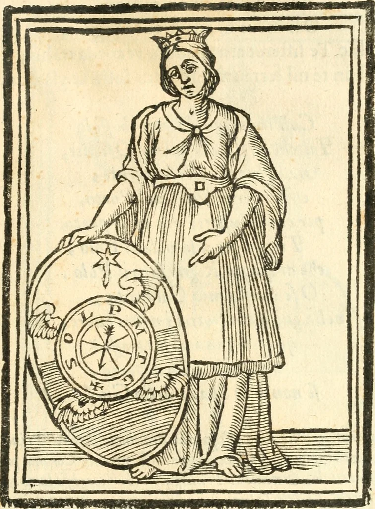 An illustration from Il zodiaco, over, idea di perfettione di prencipi : formata dall'heroiche virtù dell'illvstriss. et eccellentiss. signore D. Antonio Alvarez di Toledo, duca d'Alba vicere di Napoli : rapresentata come in vn trionfo dal fidelissimo popolo napoletano : per opera del dottore Francesco Antonio Scacciauento suo eletto : nella pomposissima festa di San Gio. Battista, celebrata à 23. di giugno 1629. per il settimo anno del suo gouerno, 1630, leaf 126