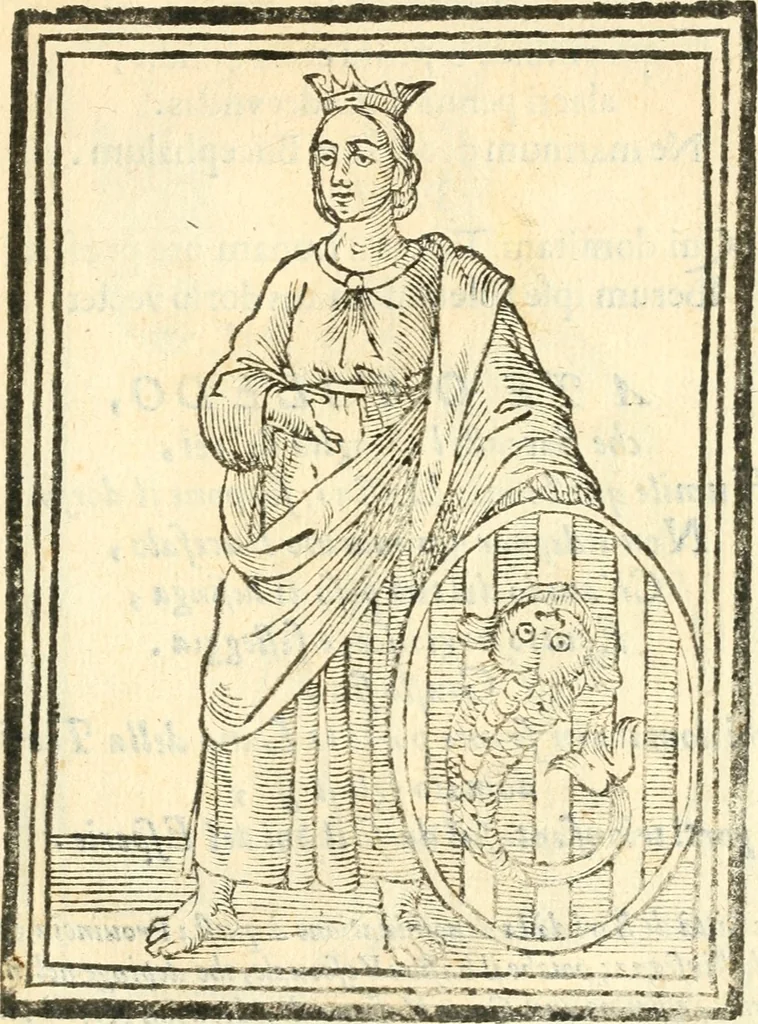 An illustration from Il zodiaco, over, idea di perfettione di prencipi : formata dall'heroiche virtù dell'illvstriss. et eccellentiss. signore D. Antonio Alvarez di Toledo, duca d'Alba vicere di Napoli : rapresentata come in vn trionfo dal fidelissimo popolo napoletano : per opera del dottore Francesco Antonio Scacciauento suo eletto : nella pomposissima festa di San Gio. Battista, celebrata à 23. di giugno 1629. per il settimo anno del suo gouerno, 1630, leaf 136