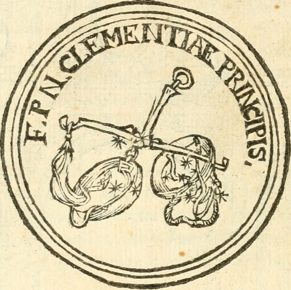 An illustration from Il zodiaco, over, idea di perfettione di prencipi : formata dall'heroiche virtù dell'illvstriss. et eccellentiss. signore D. Antonio Alvarez di Toledo, duca d'Alba vicere di Napoli : rapresentata come in vn trionfo dal fidelissimo popolo napoletano : per opera del dottore Francesco Antonio Scacciauento suo eletto : nella pomposissima festa di San Gio. Battista, celebrata à 23. di giugno 1629. per il settimo anno del suo gouerno, 1630, leaf 155